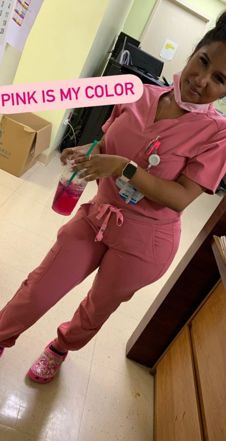 Indian nurse Christie from Staten Island love to be seen