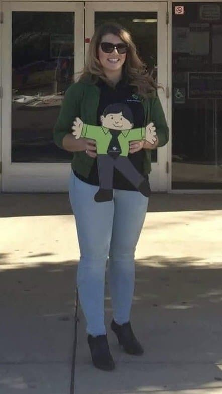 Sexy busty high school teacher Mandi Casillas Bolinger is so sexy and has perfect feet