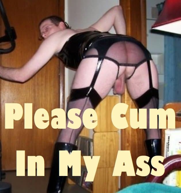 Andy Burt in Crotchless Panties