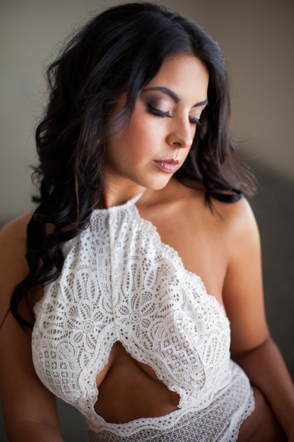 hermosa belleza de grandes tetas Boudoir