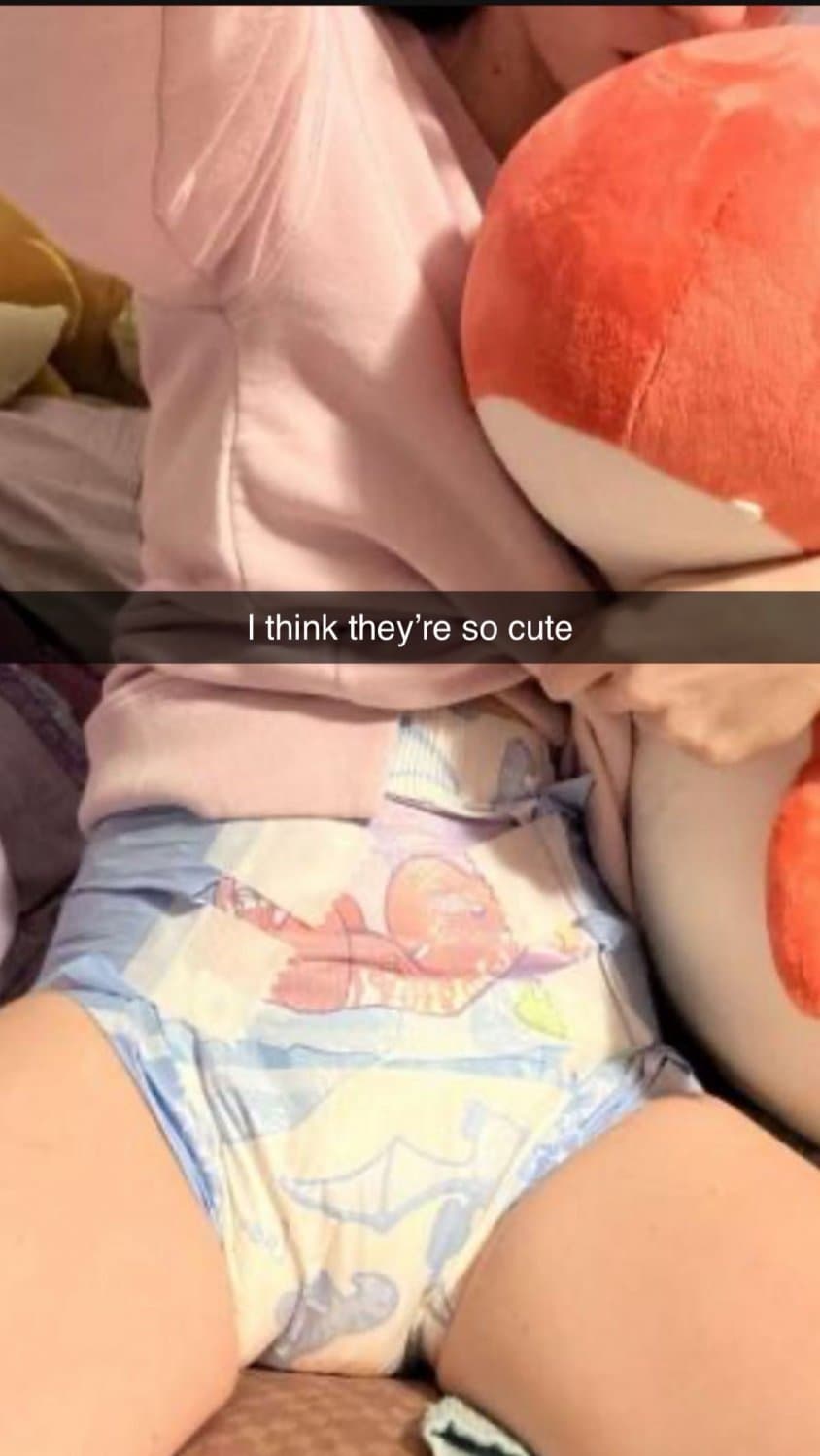 Click to view full size Shy emo girl secretly wears diapers