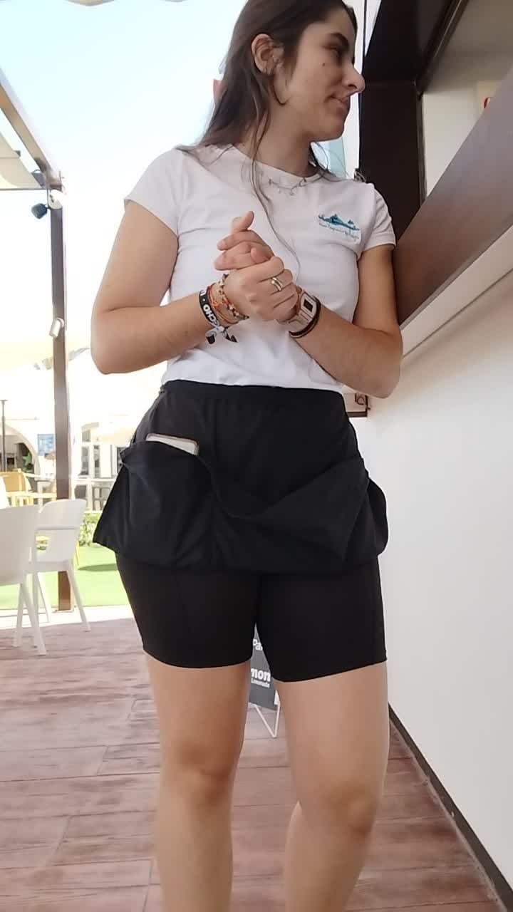 Candid Coworker Teen With Good Ass