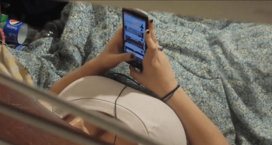 Caught an orgasm while watching lesbian porn