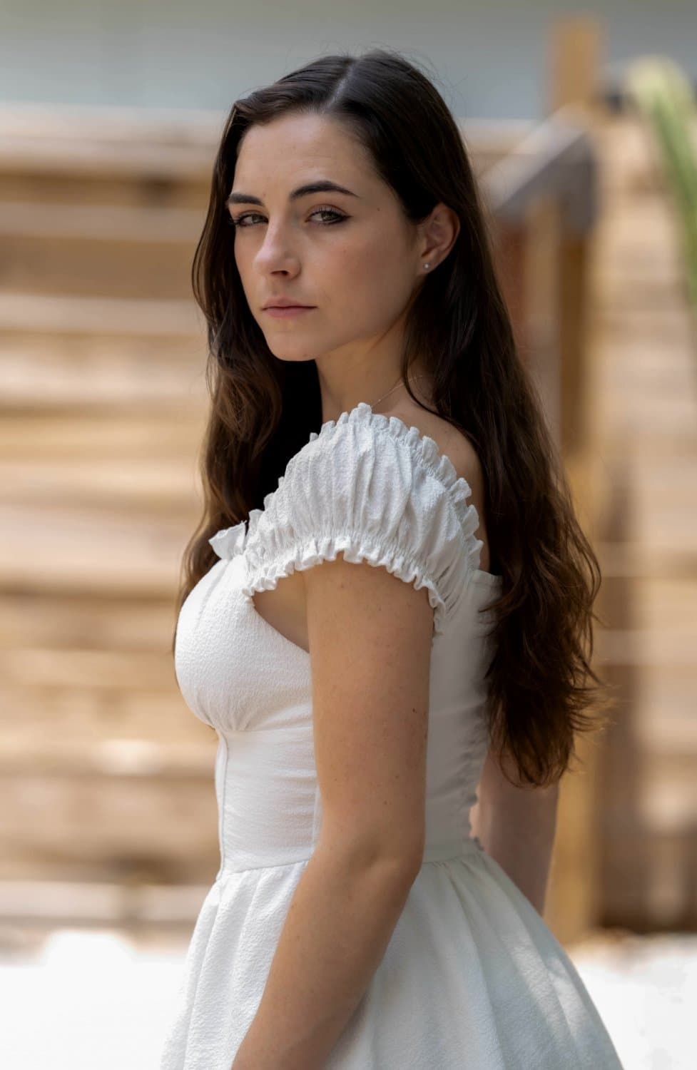 Even with a dress, I still look sexy and horny