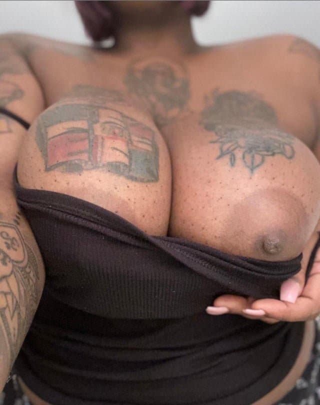 Huge Ebony Melons pt2