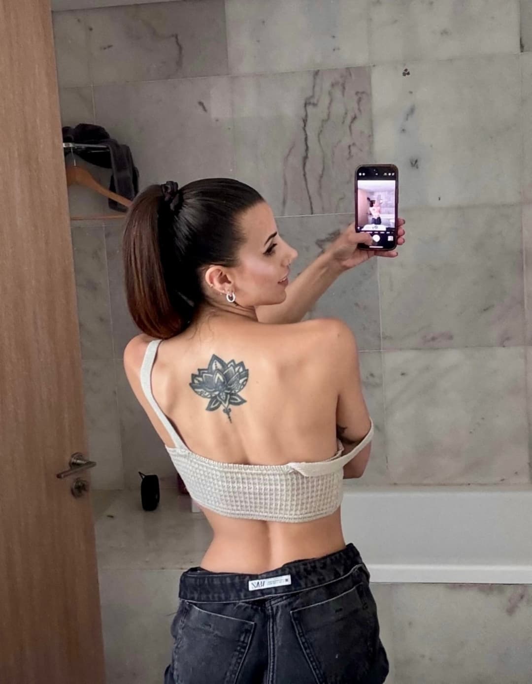 Come give me back shots in the changing room