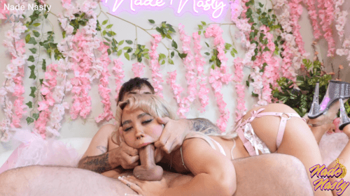 Obedient Whore Luna Luxe Gags & Bounces on my Cock & Drinks Piss for First Time