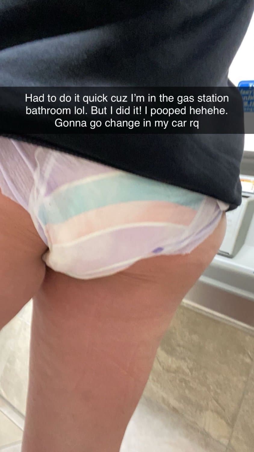 Hot blonde loves wetting her diapers