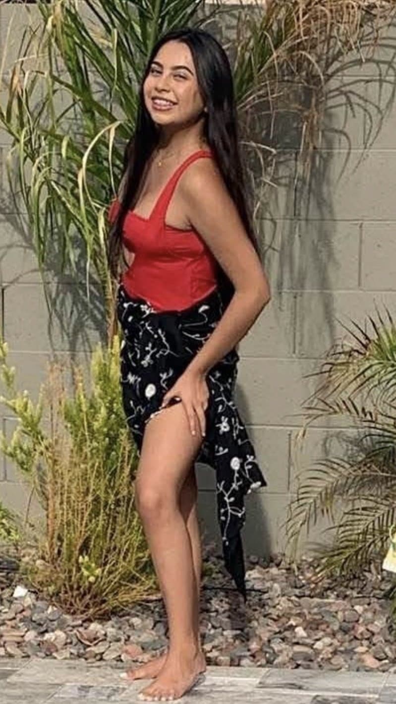 Sexy busty teen Gulianna Victoria Marquez is so sexy and busty and has perfect feet