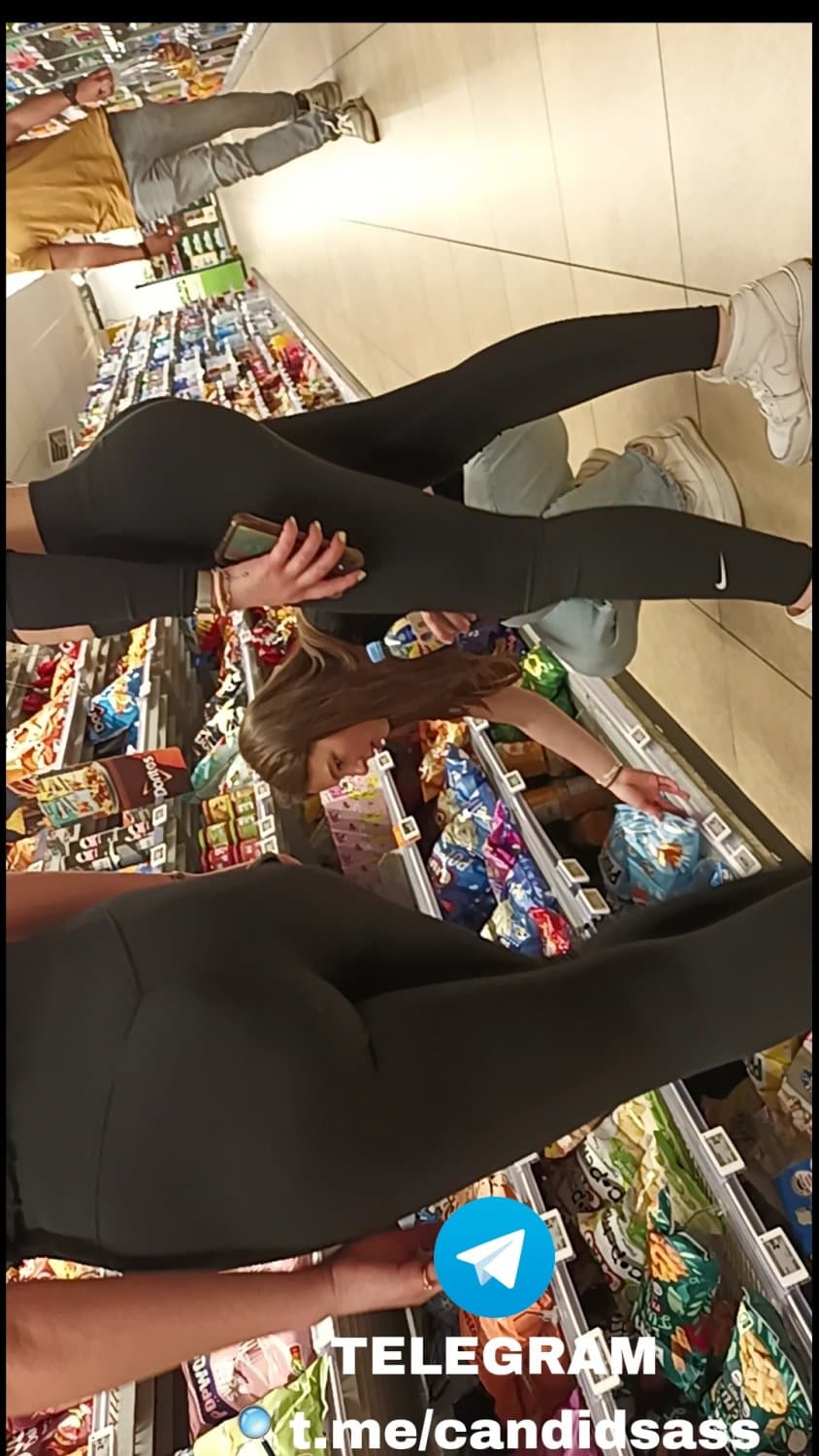 Candid two beautiful ass teens