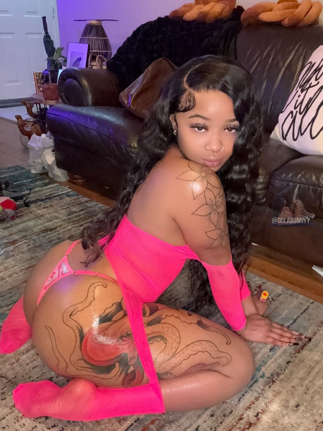 Ebony Lesbian Slim Thick Thot