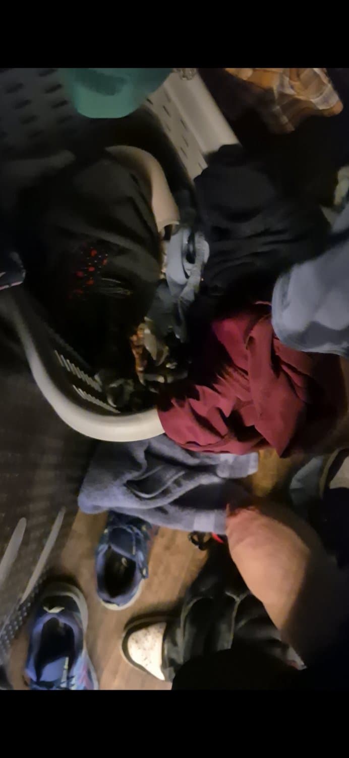 Gay slut is addicted to dirty panties and sucking dick