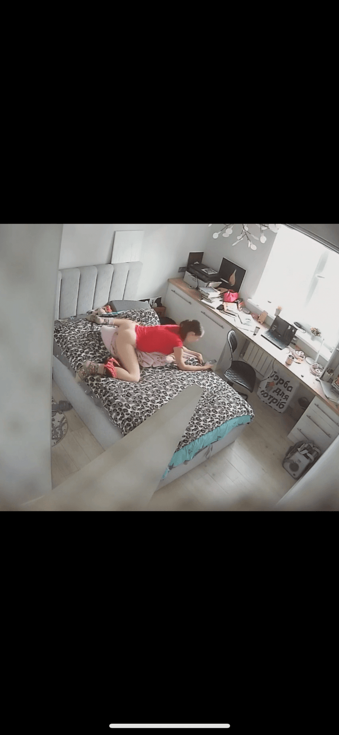 Spying On My Sister Hump Her Pillow And Masturbate Till SHe Cums