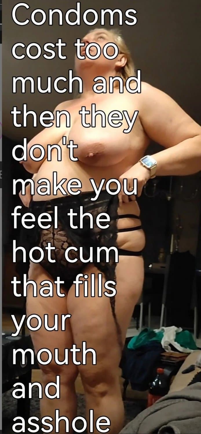 Click to view full size Busty submissive and addicted kinky whore Jessie from Belgium, cumwhore and bare for all her holes