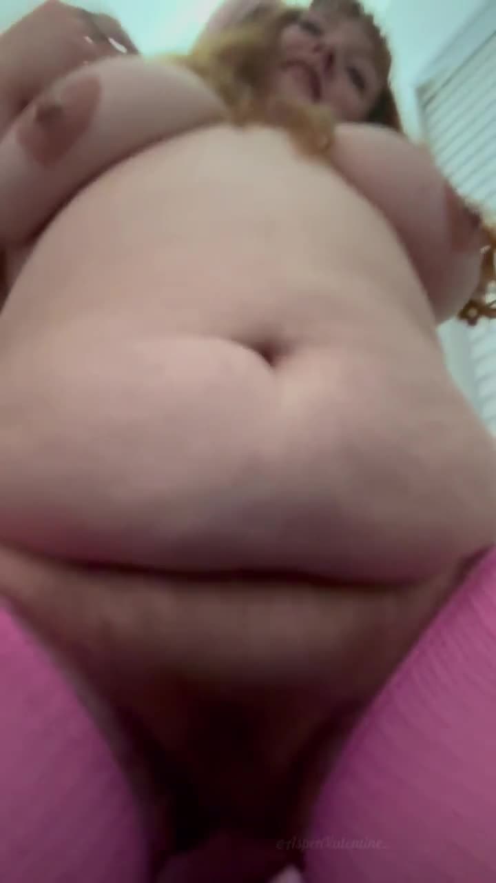 Sexy fat slut with heart nips