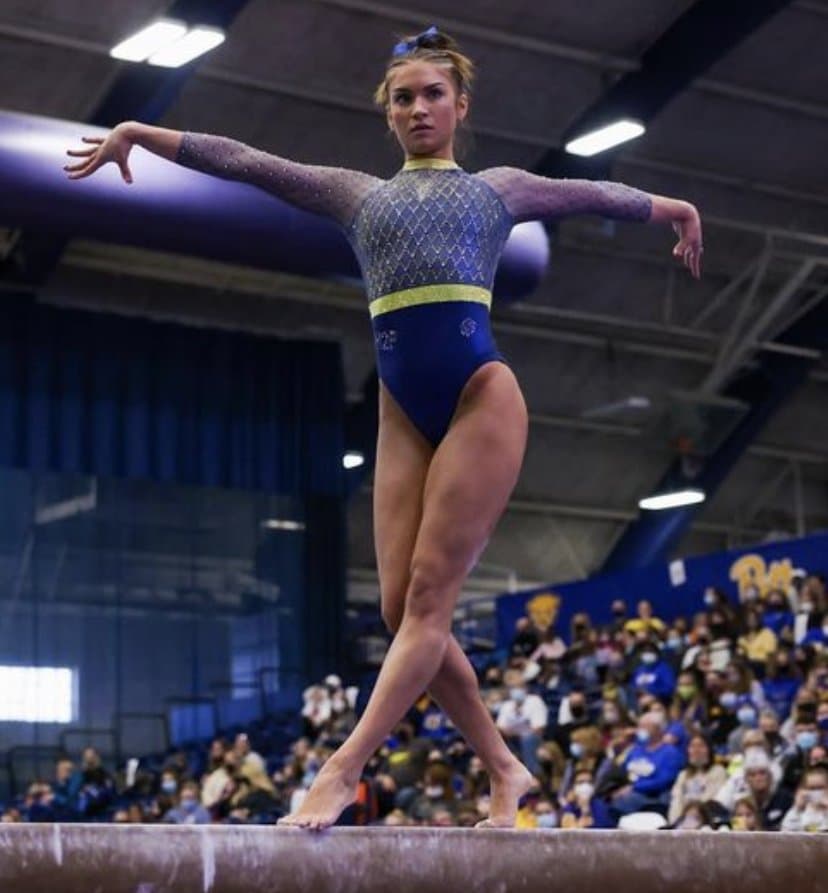 Kailey Gillings Pitt gymnast