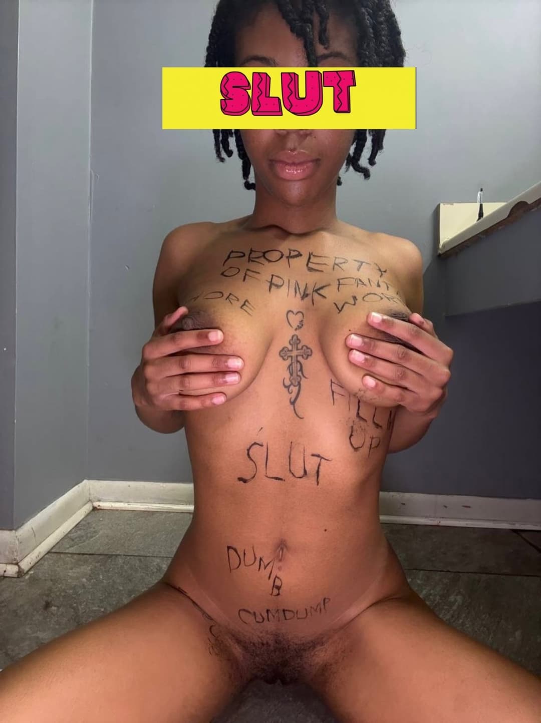 Slutty Ebony ready to drain your wallet ?? ?