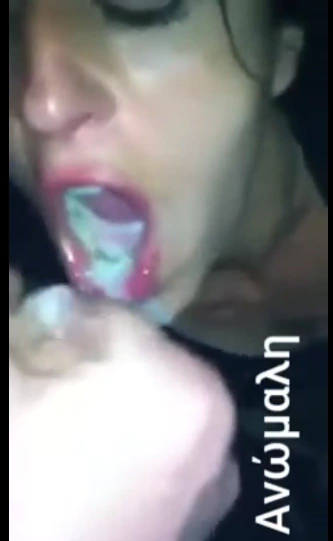 Thirsty nut goblin swallows baby gravy?