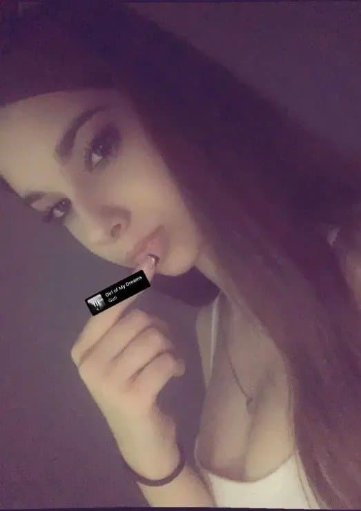 Hot tight petite slut loves to tease her boobs - Melani will suck any dick including urs ?