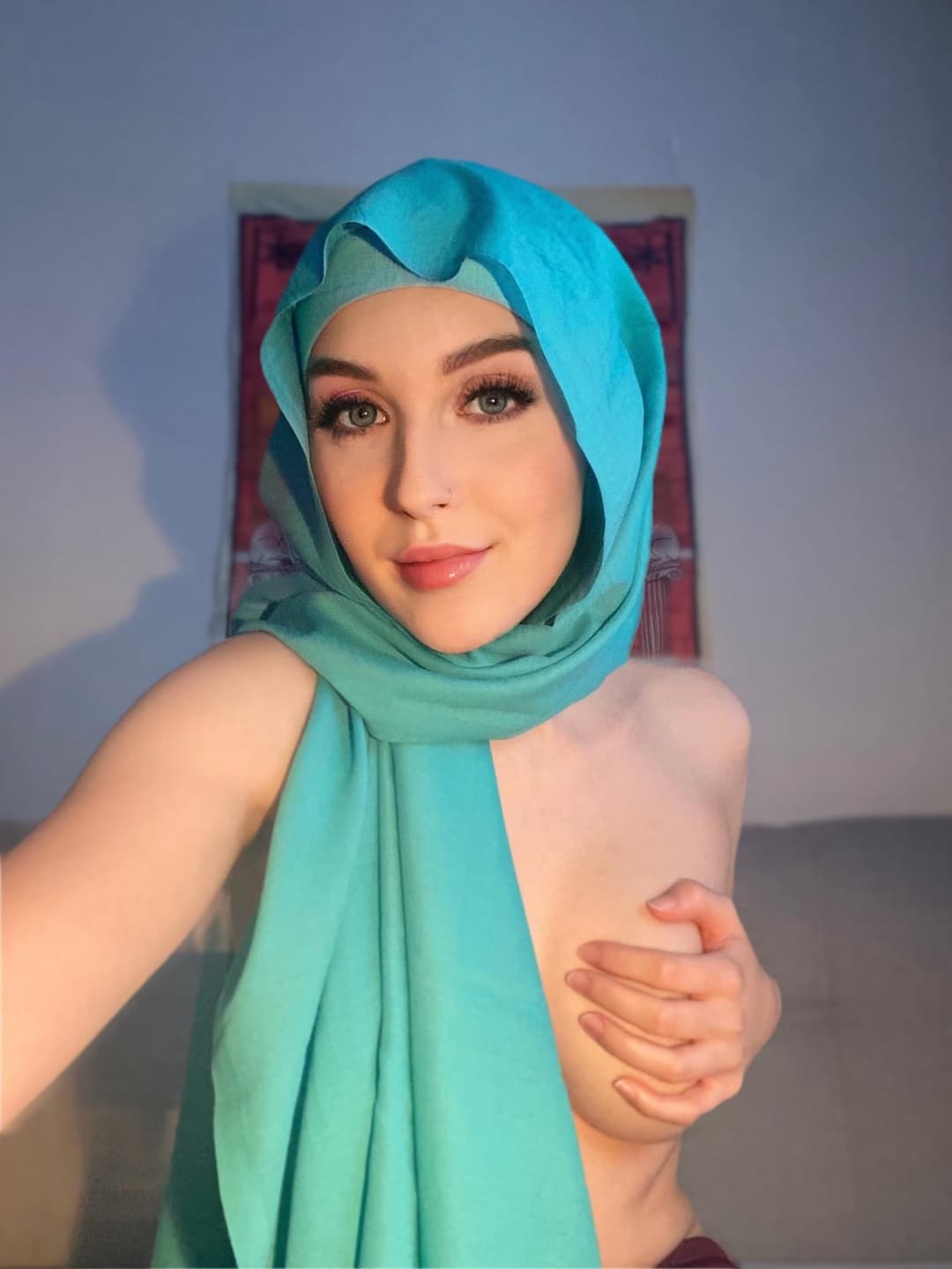 Arab Muslim Teen In Hijab Nude