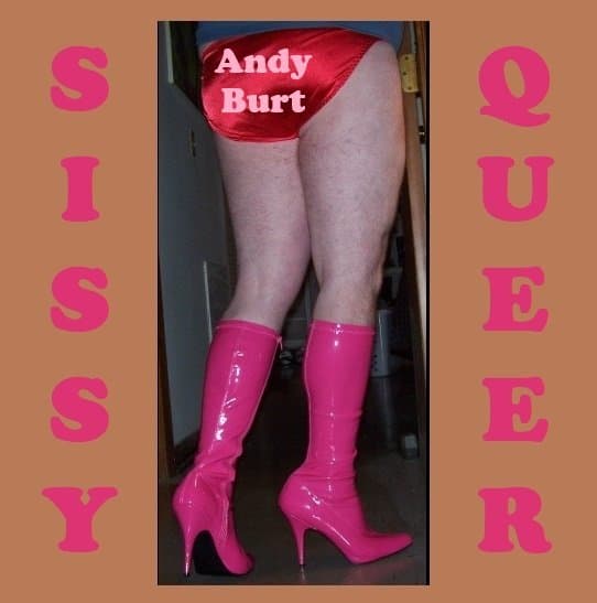 andy burt in red satin panties