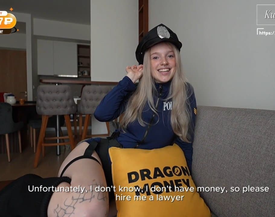 I fucked my stepsister dressed as a police officer
