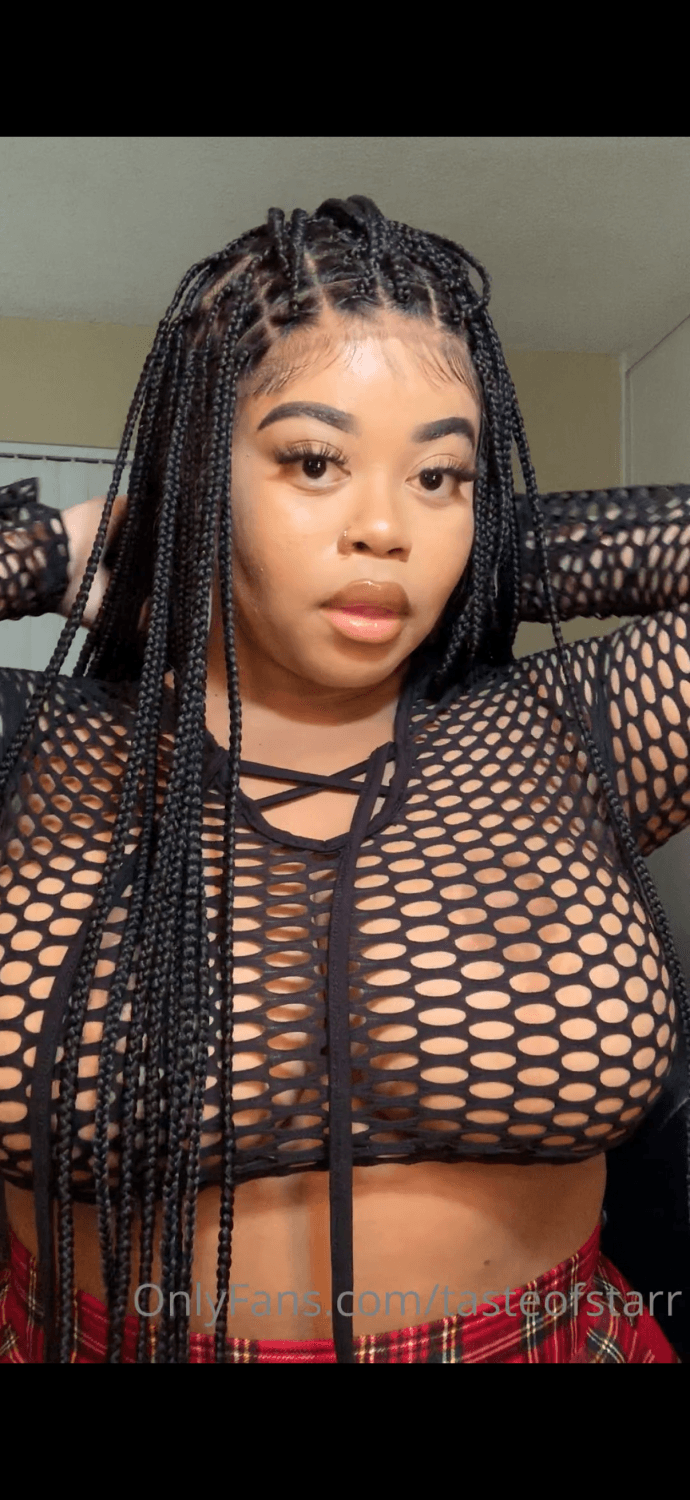 Sexy TasteofStarr chocolate ebony baddie