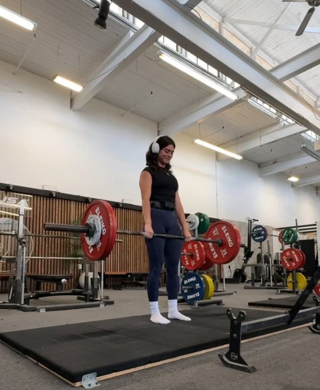 She could probably outlift you…?