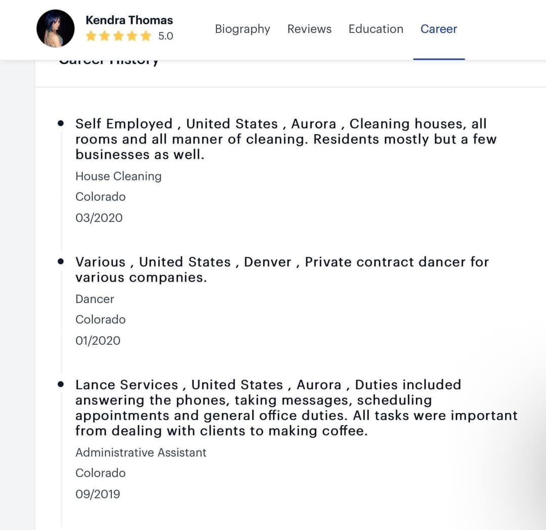 Kendra, famous webslut