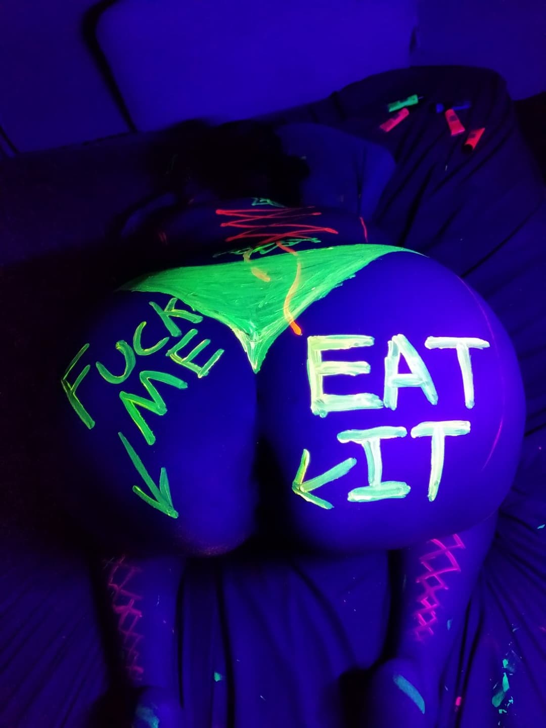 Wife with body paint