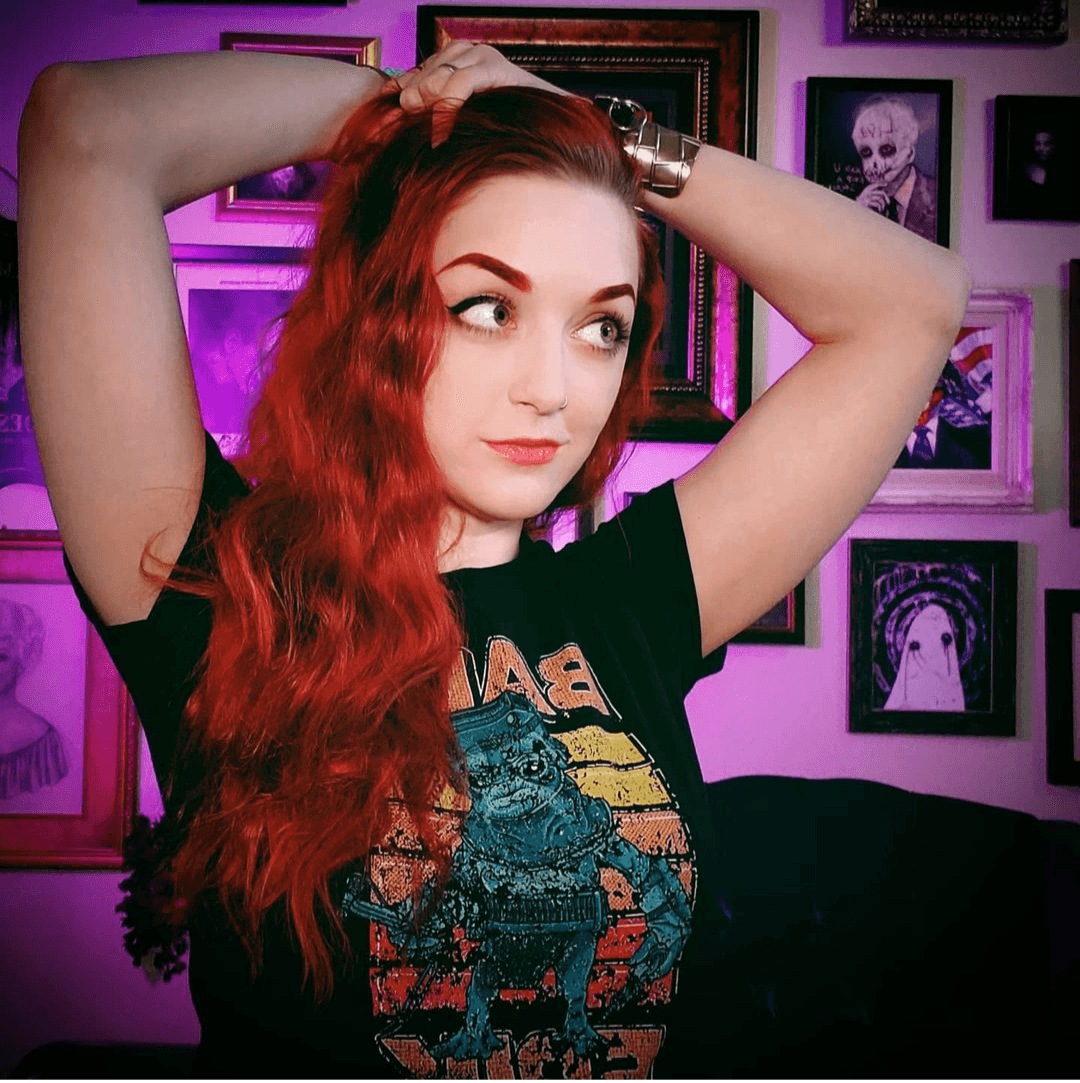 Sexy little Red Head nerdy bitch.