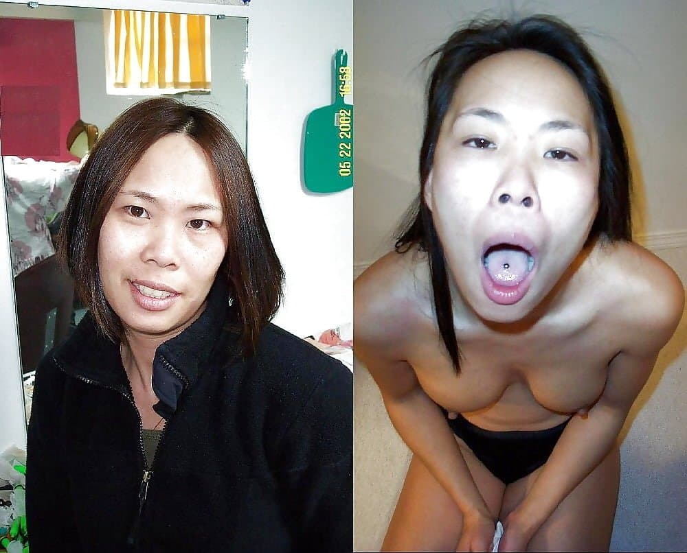 Asian wife Innocent and naive to full on tongue pierced cum facial webslut.