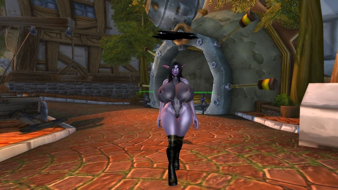 SPADED elven BANBAIT gets leashed and cleaned out