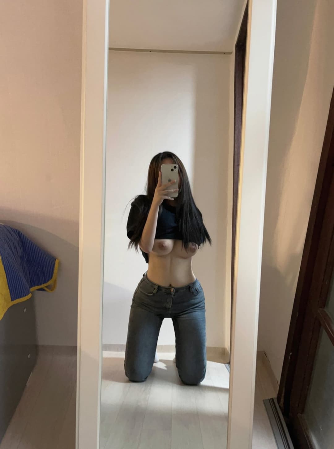 Korean Asian ABG with Huge Natural Tits Squirting Wet Pussy - Slim Thick Asian Body with Cute Face