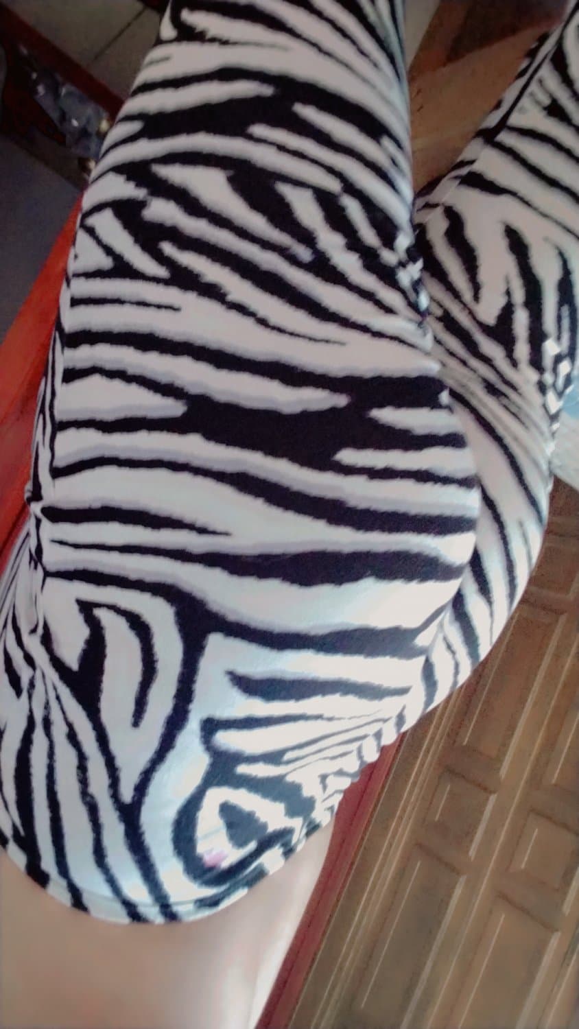 Culo en pijama de cebra