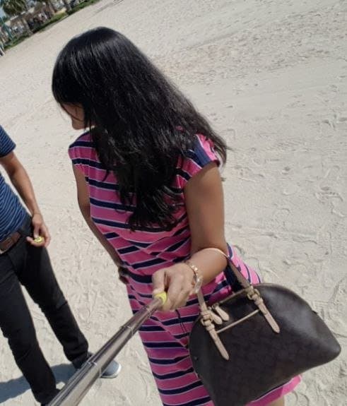 Hot brunette milf desi Indian wife, sexy body and boobs