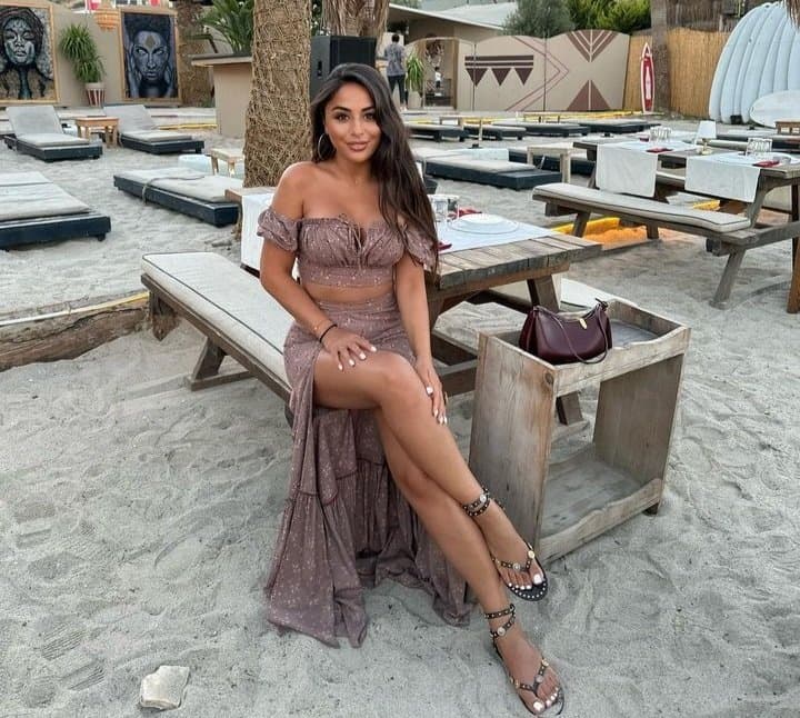 Sexy glamour feet pedicure woman