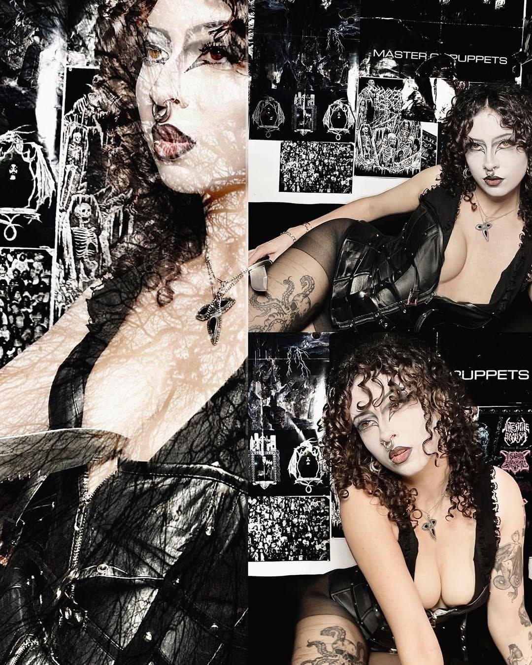 Latina Goth Slut Hottie METAL SLUT