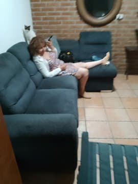 Aida espiada en su dormitorio