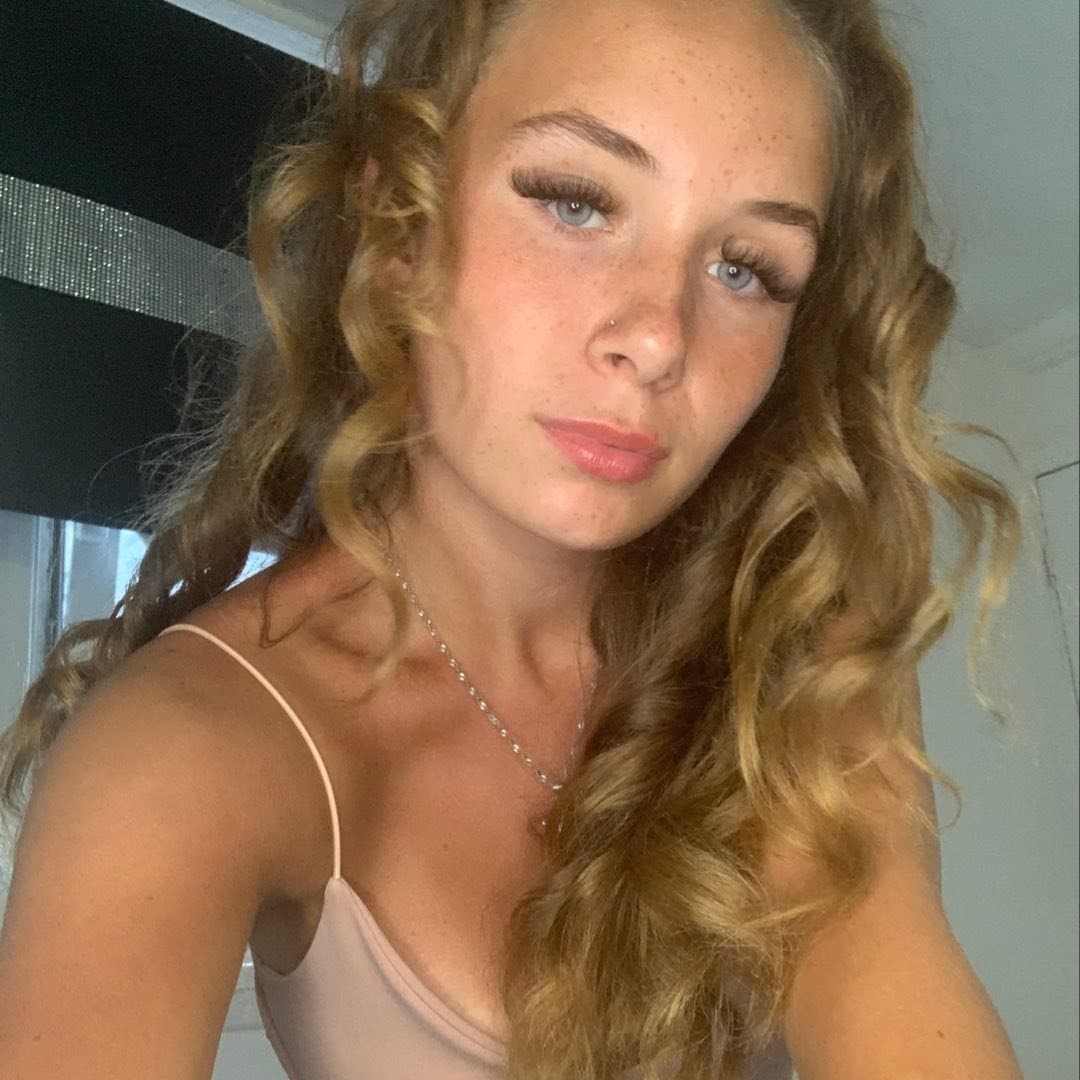 Freckled British girl