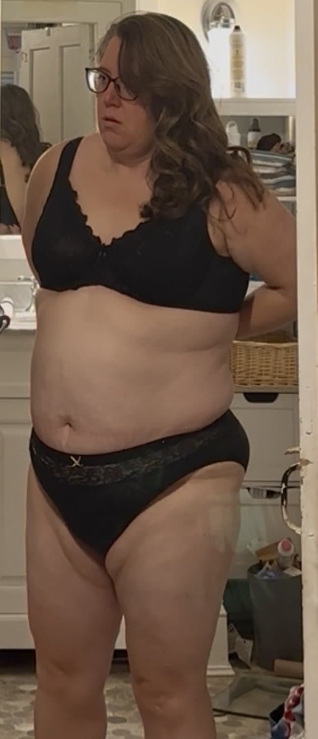 Jennifer - CT BBW Wife Black Bra and Panties