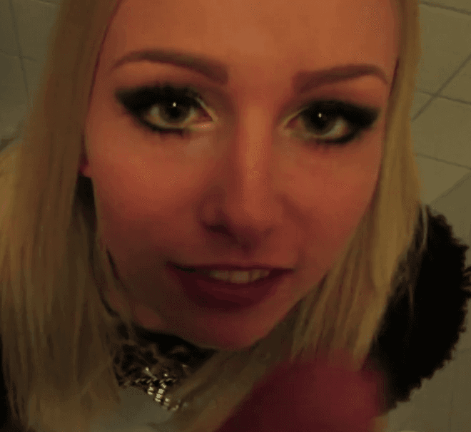 Blonde German Slut Gets Protein In Ikea Bathroom