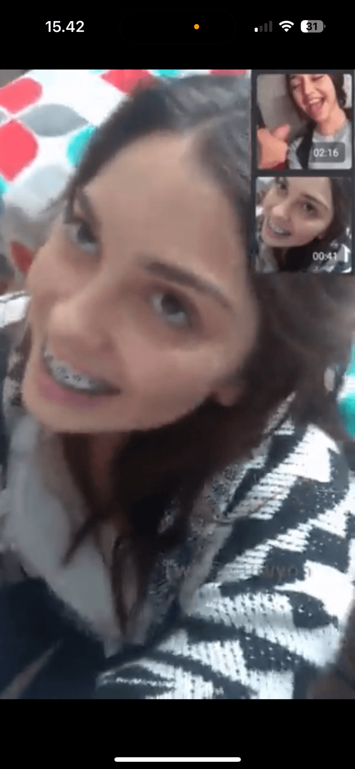 SPANISH GIRL WITH BRACES GIVES BLOWJOB