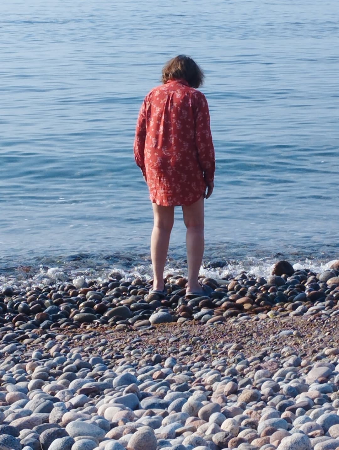 Enjoying with drift wood