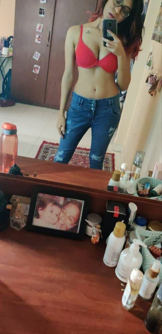 Beautiful Cute Slim Perfect Figure Desi Shy Girlfriend Teasing & Showing What She Can Do