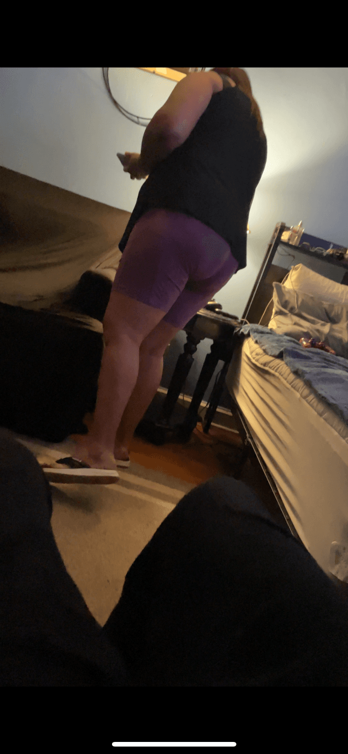 My Mexican mom came to the living room with her fat ass