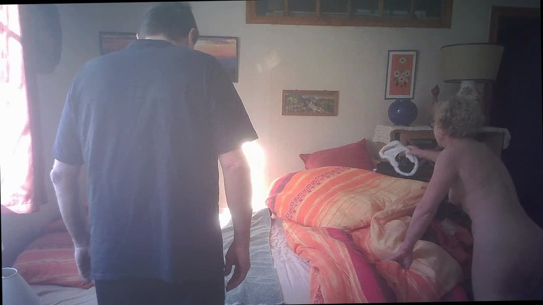 Mature Nurse Solange coming for massage and caught by  4 hidden cams !