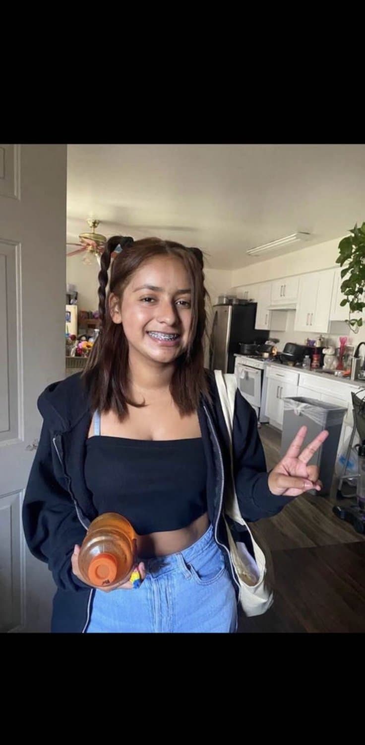 Cute Latina teen big boobs showing off in the shower