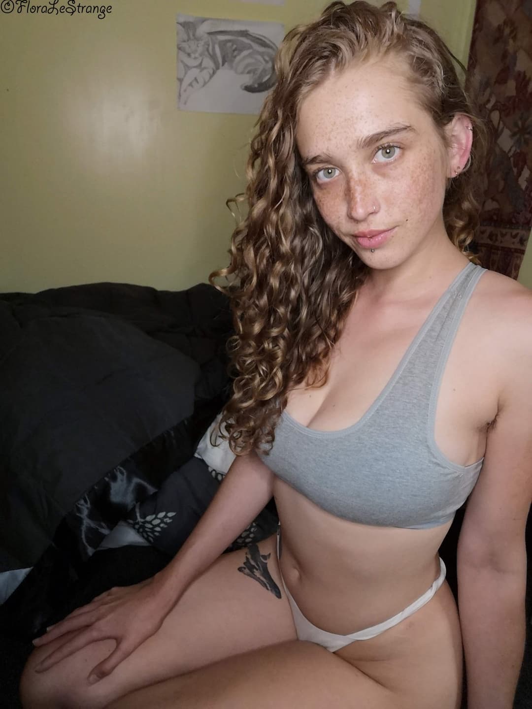 Big titted redhead Flora