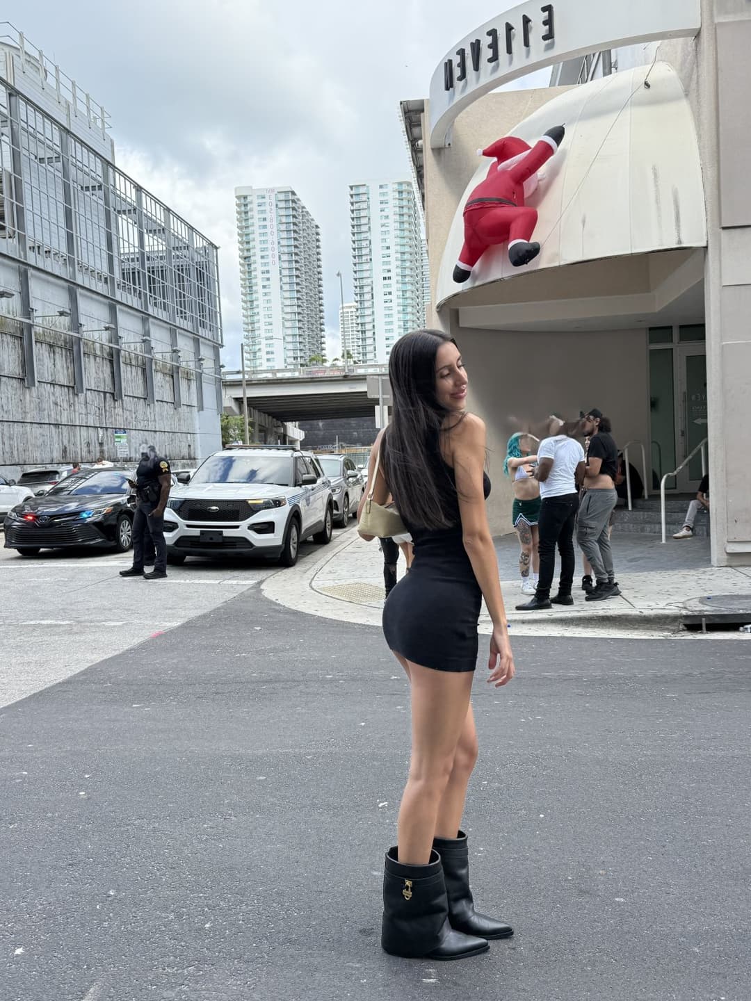 If this view distracted you, that was the plan